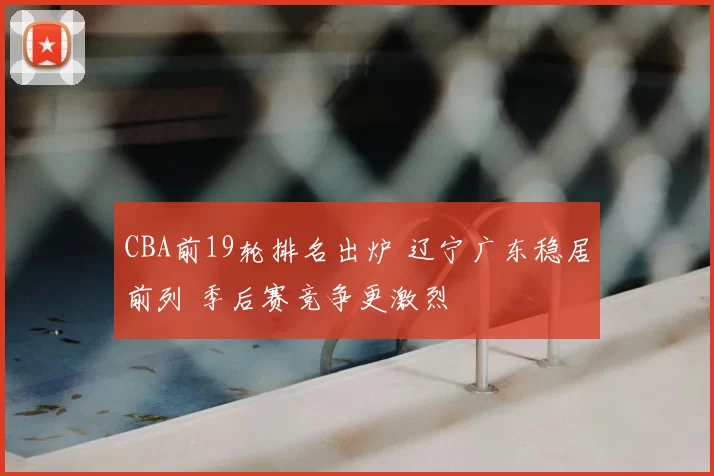 CBA前19轮排名出炉 辽宁广东稳居前列 季后赛竞争更激烈
